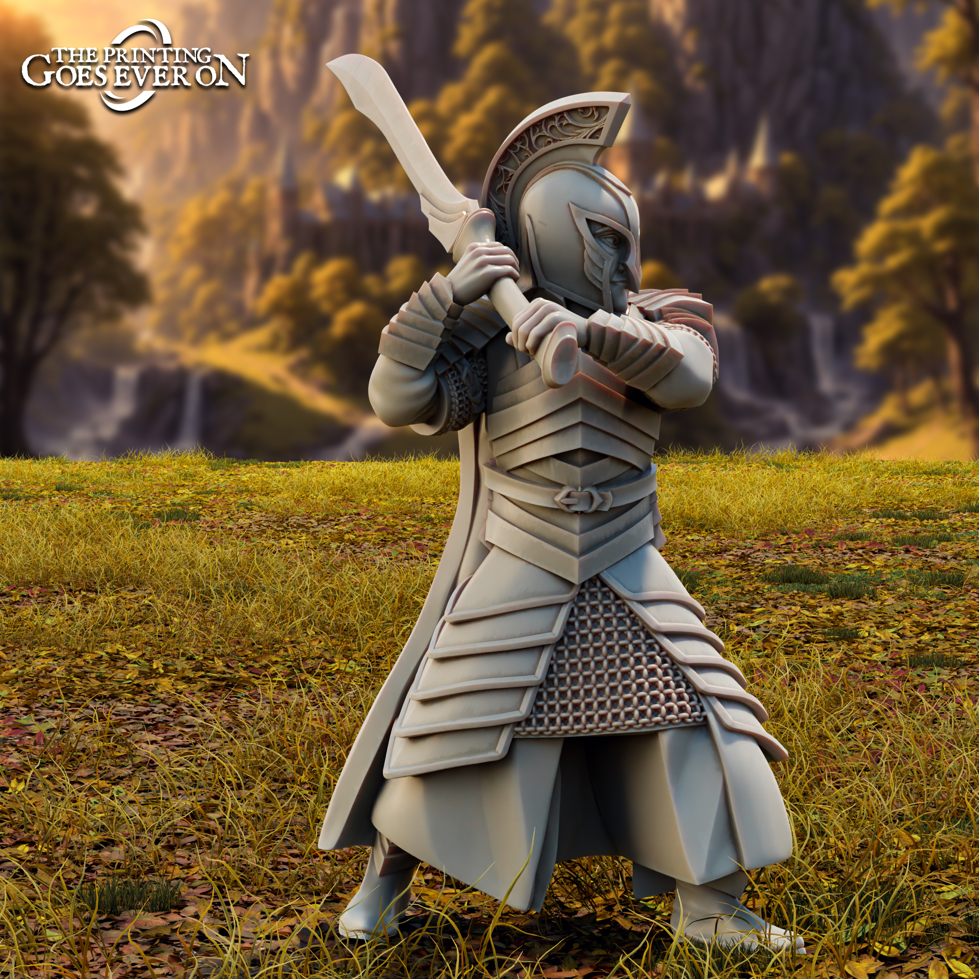 High Elf Swordsman A - Presupported